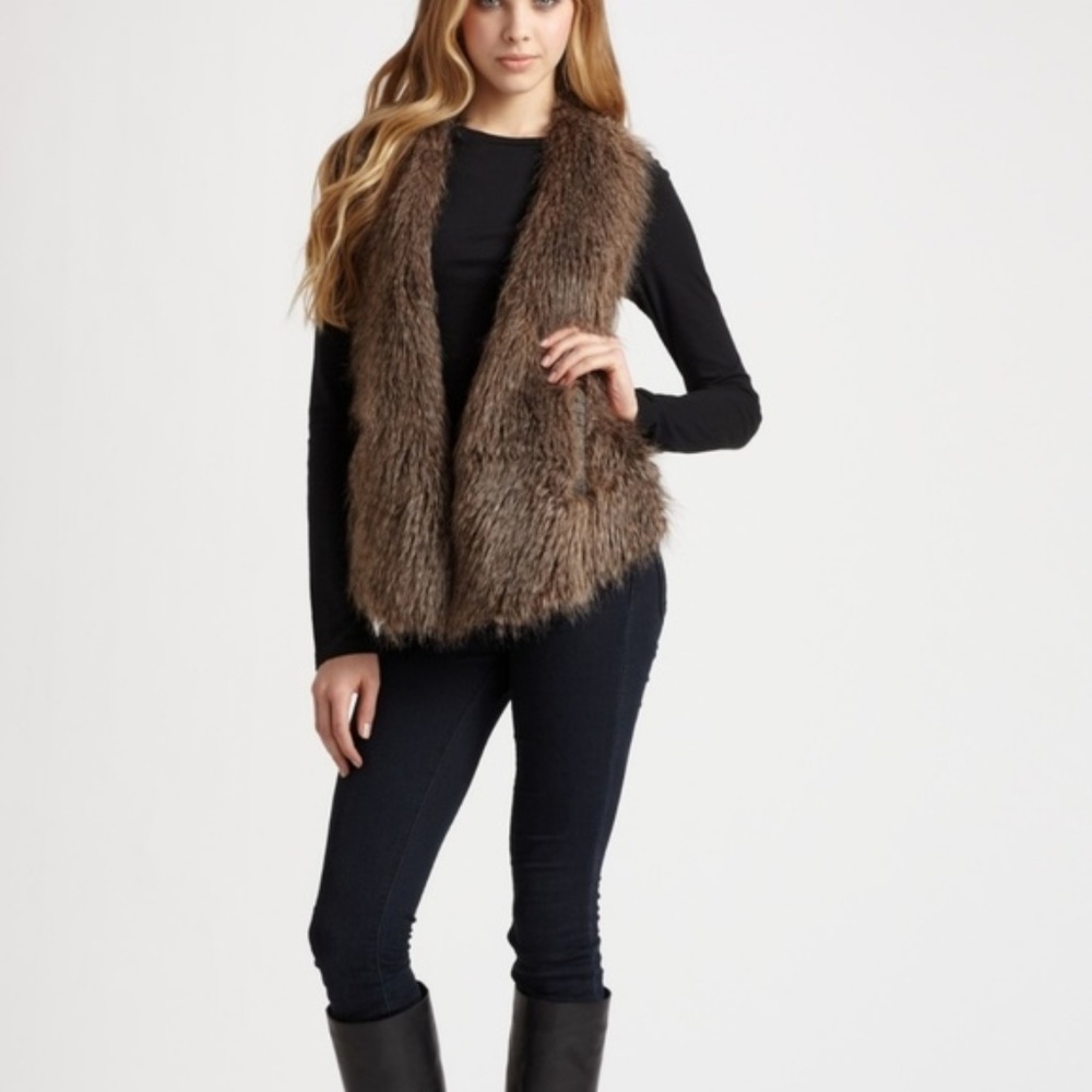 Ella Moss Fur Vest